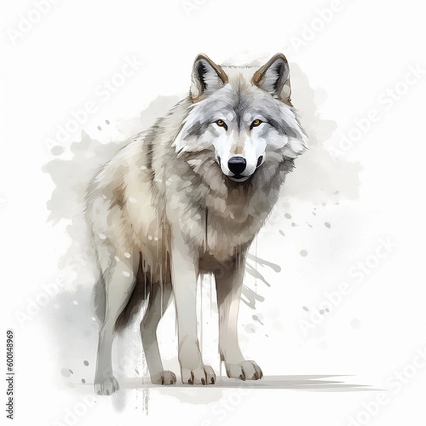 Fototapeta region wolf lupus