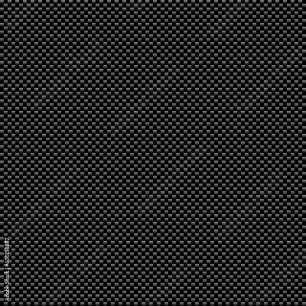 Obraz Dark color carbon fiber seamless pattern