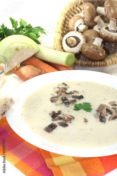 Obraz Kalbscremesuppe