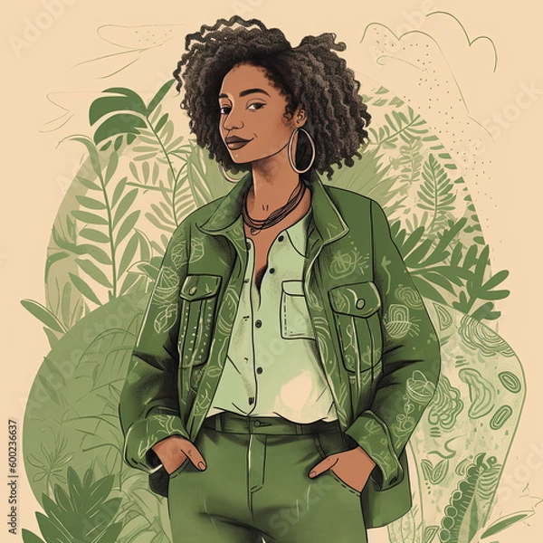 Obraz Dressing for a Greener Future