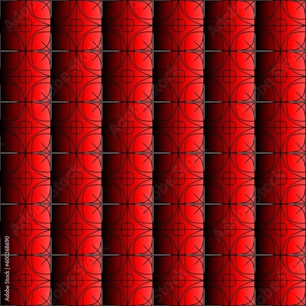 Obraz red background with a pattern