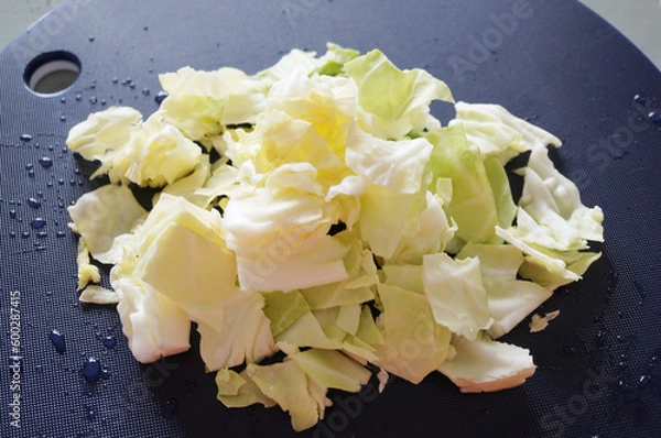 Fototapeta キャベツのざく切り