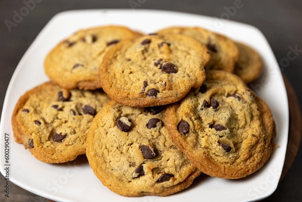 Fototapeta chocolate chip cookies
