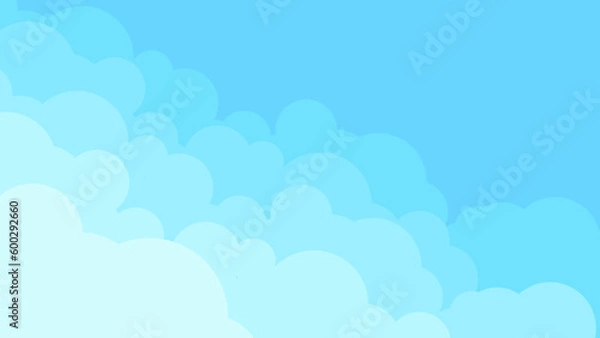 Fototapeta blue sky with clouds