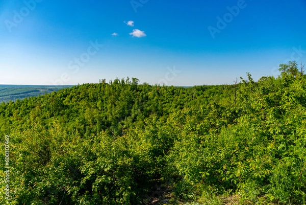 Fototapeta A beautiful view from the top of the Zhigulyov Mountains!