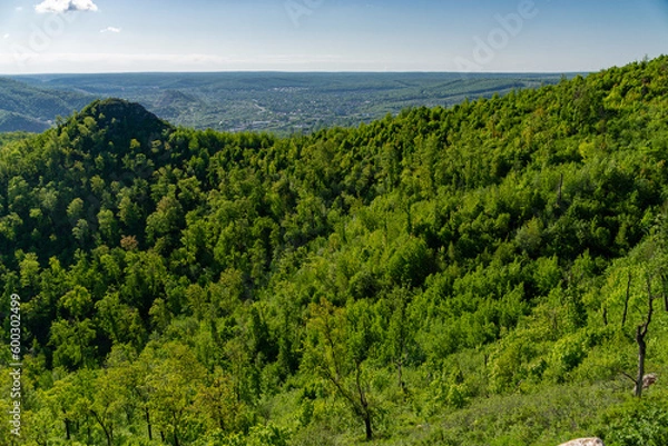 Fototapeta A beautiful view from the top of the Zhigulyov Mountains!