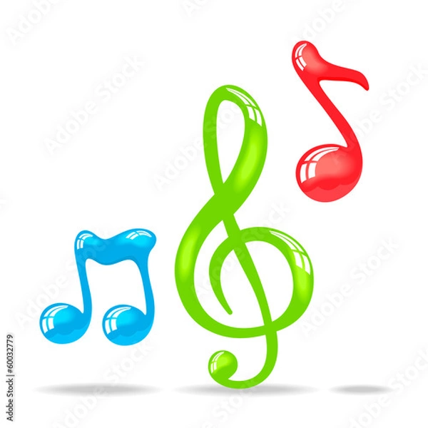 Obraz music note