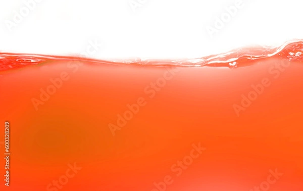 Fototapeta Close up bright orange juice texture for health and nature waves