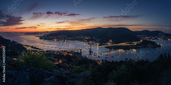 Obraz PANORAMIC NIGHT IN RANDE