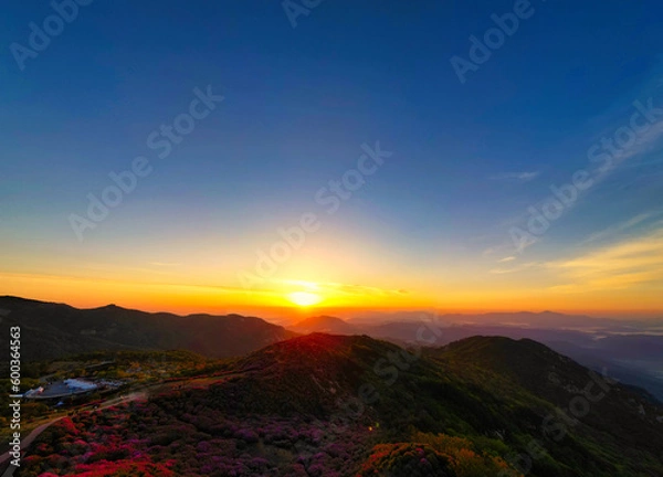 Fototapeta 황매산일출