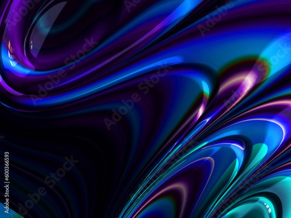 Obraz Welle im Blau.