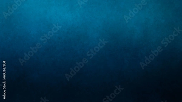 Fototapeta 深い青、紺色の水彩背景。グラデーション