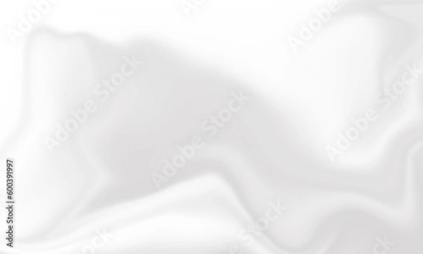 Fototapeta White fabric background, smooth surface
