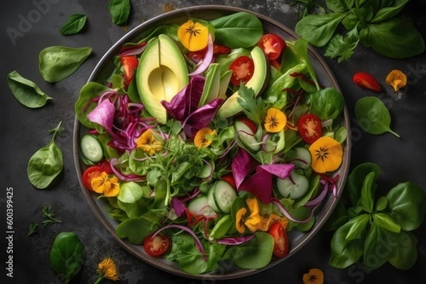 Fototapeta vegetables in a bowl