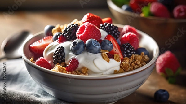 Obraz muesli with berries