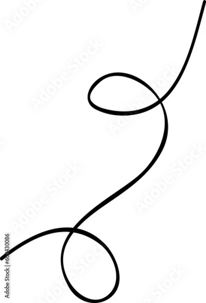 Fototapeta Squiggly Line