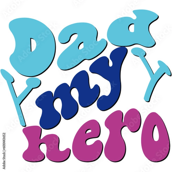 Fototapeta Retro keychain Father's Day T-shirt Design, Vector