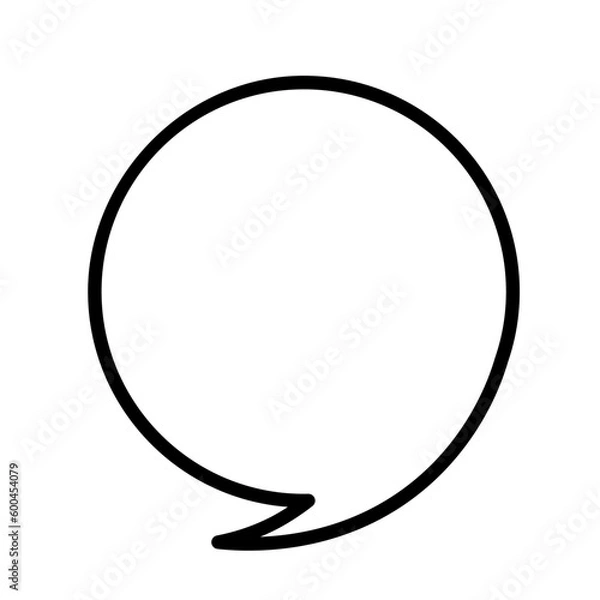 Fototapeta Outline Bubble Teks 