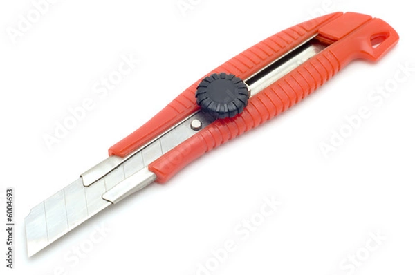 Obraz object on white - tool - paper cut knife