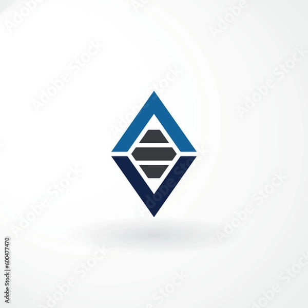 Fototapeta Vector Logo - Combination Letter AEV Customized