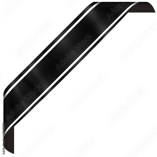 Obraz Żałobna wstążka