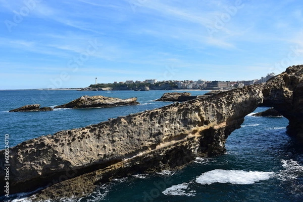Obraz Les rochers de Biarritz