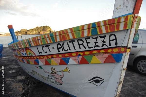 Obraz acitrezza - porto barca