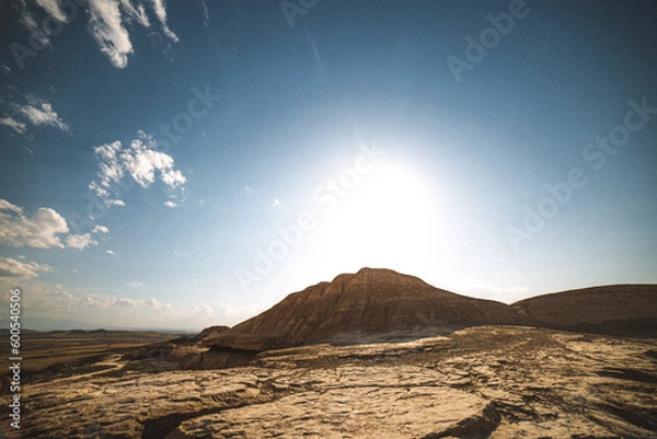 Obraz sunset over the mountains