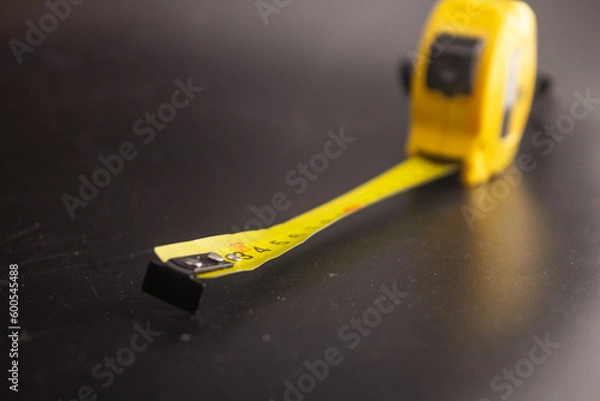 Fototapeta Open Yellow Construction Roulette