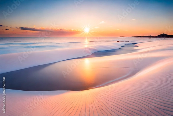 Obraz sunset on the beach