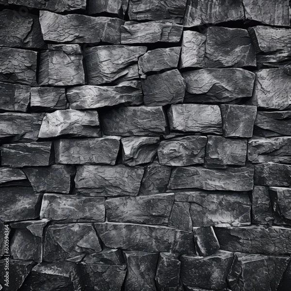 Fototapeta Rock wall background grey backdrop  