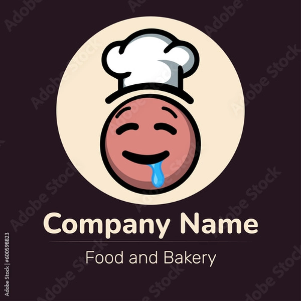 Obraz restaurant or bakery logo