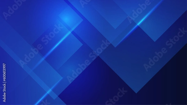 Obraz Geometrical blue wallpaper concept