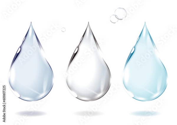 Obraz 背景透過のベクターしずく