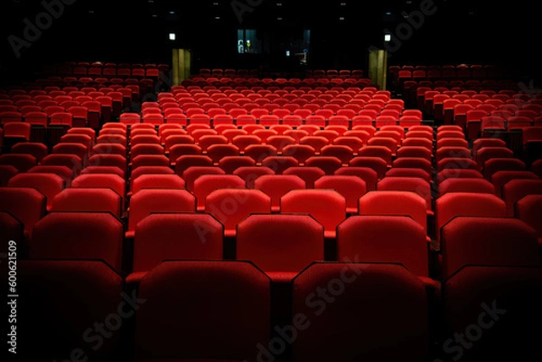 Obraz Red theater seat