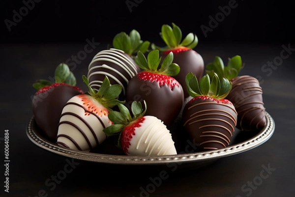 Obraz chocolate covered strawberries 2
