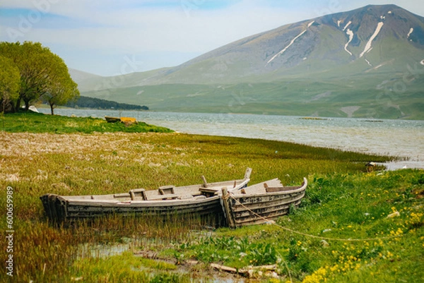 Obraz boat on the lake