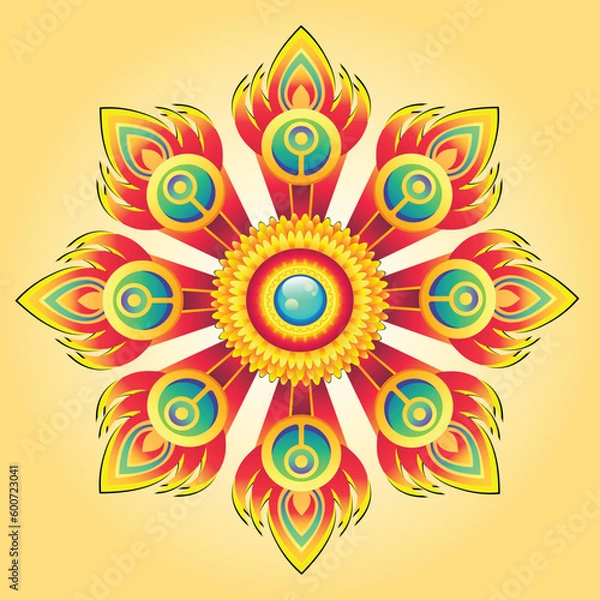 Obraz abstract flower background