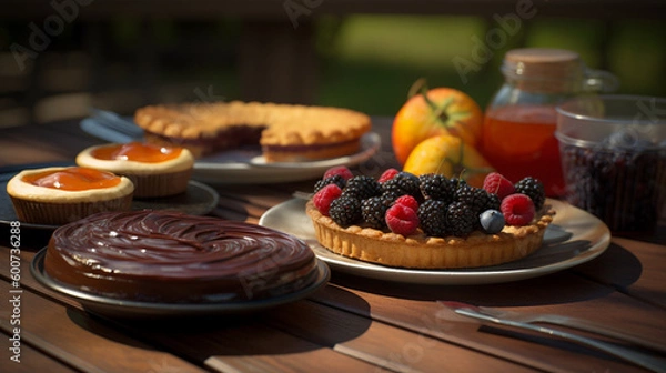 Fototapeta Summer Dessert Cake