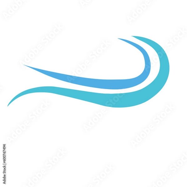 Fototapeta Blue Water Waves