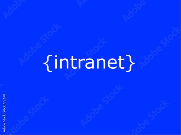 Fototapeta Intranet
