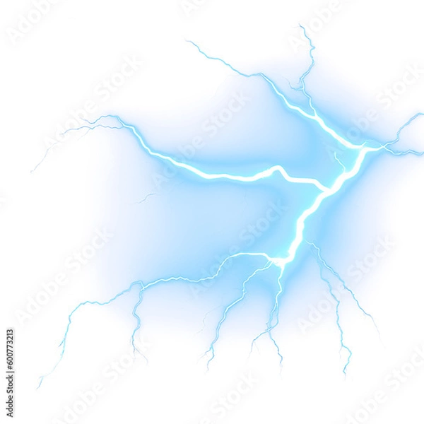 Fototapeta Easy to use real lightning PNG Elements Elements photo editing lightning effect