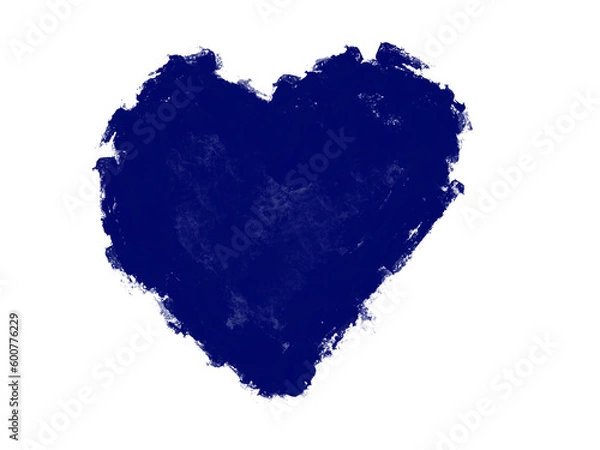 Obraz Heart drawing brush