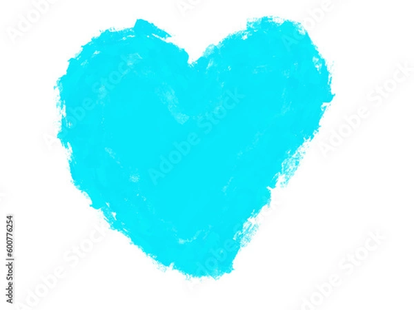 Obraz Heart drawing brush