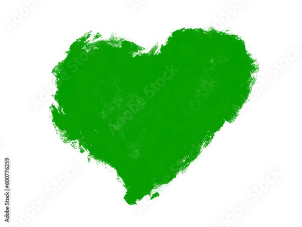 Obraz Heart drawing brush