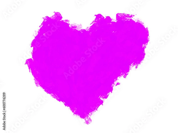 Obraz Heart drawing brush