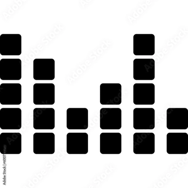 Fototapeta Sound Bars Icon