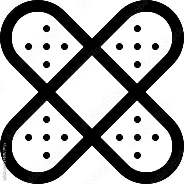 Fototapeta Plaster Icon