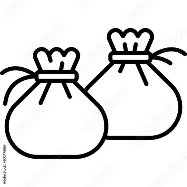 Fototapeta Wontons Icon