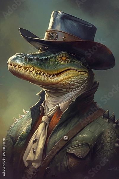 Obraz Gator Cowboy